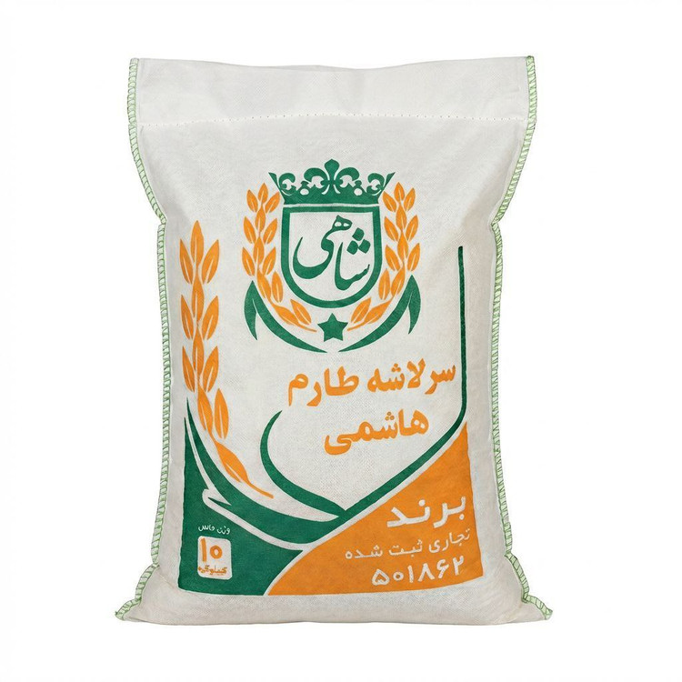 برنج ایرانی سرلاشه طارم هاشمی عطری فریدونکنار برند شاهی _ 80 کیلوگرم + ارسال رایگان با پست پیشتاز